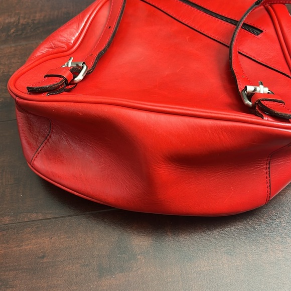 Patricia Nash Rose Tooled Leather Backpack - Picture 10 of 13